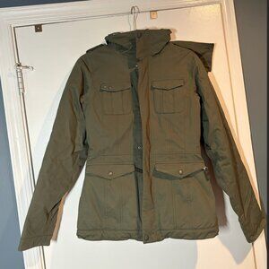 Burton x Shawn White Women’s Dryride Faux Fur Hood Ski/Snow Jacket Green Size 3